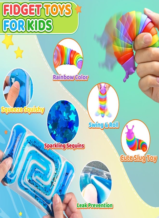 Dr.Kbder Christmas Stuffer for Toddler Kids Sensory Toys for Autistic Children Set, Autism Fidget Toys Pack Calm Down Travel Essential Toys for Age 1 2 3 4 5 Years ADHD Stress Anxiety Boys Girls - Image 3